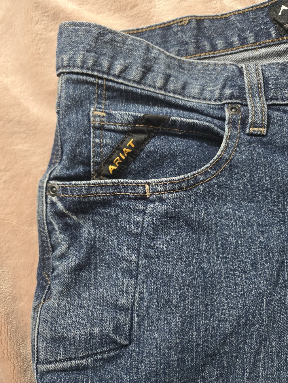 Ariat Rebar M4 Relaxed Boot Cut Jeans Workwear Mens Size 34 X32 - Picture 5 of 10